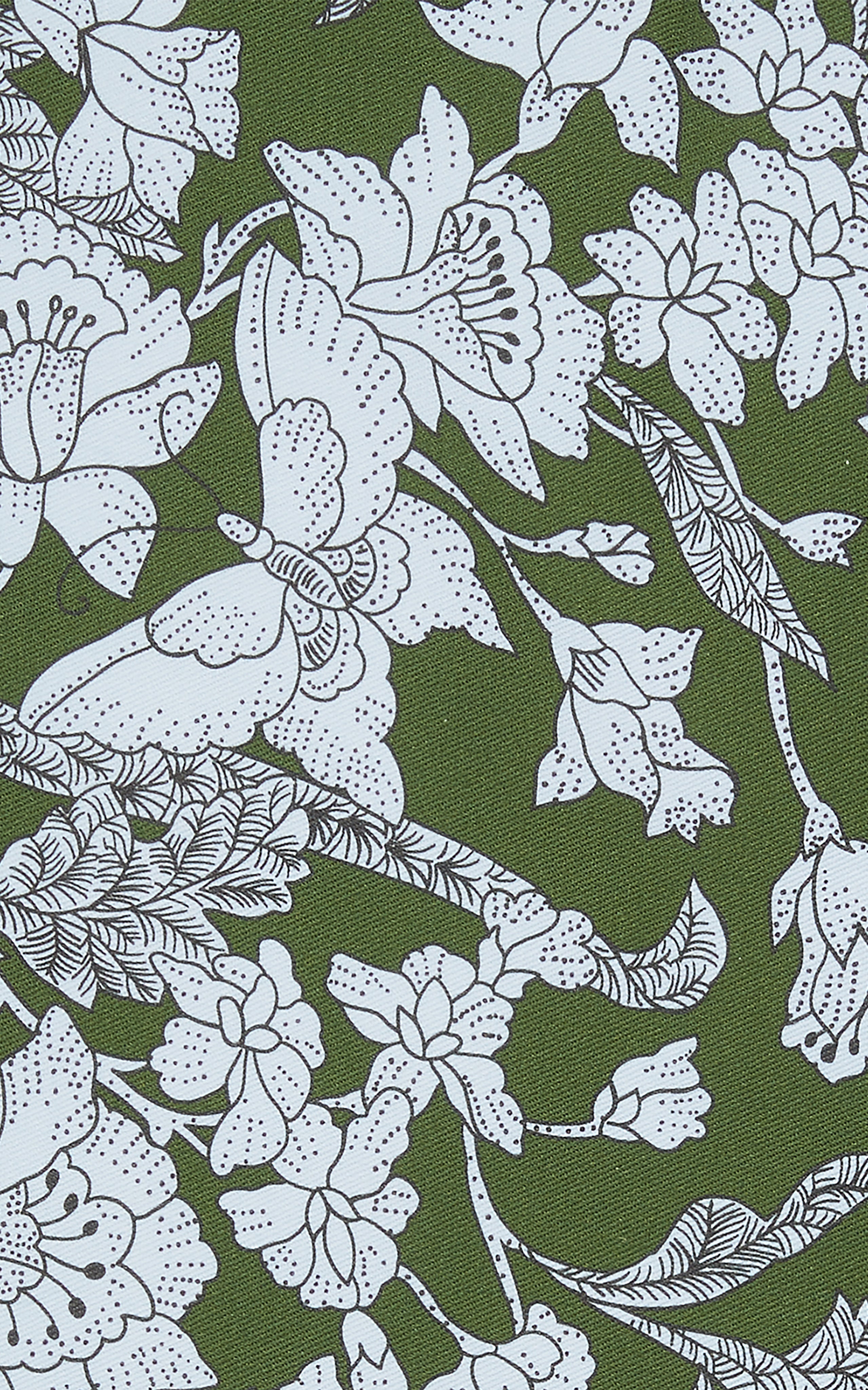 Dishtowel in Lilium Bosco Dark Green