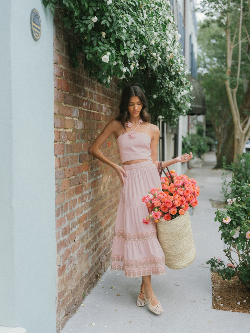 Hava Bustier in Pink