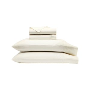 Signature Hemmed Sheet Set in Cream