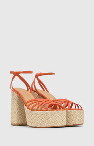 Farah in Orange Leather