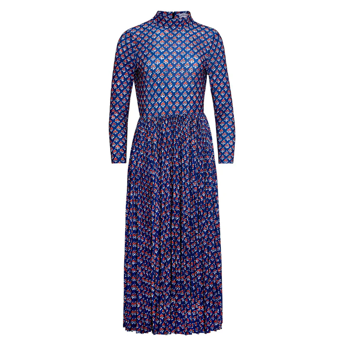 Sabine Dress in Autumn Fleur Navy