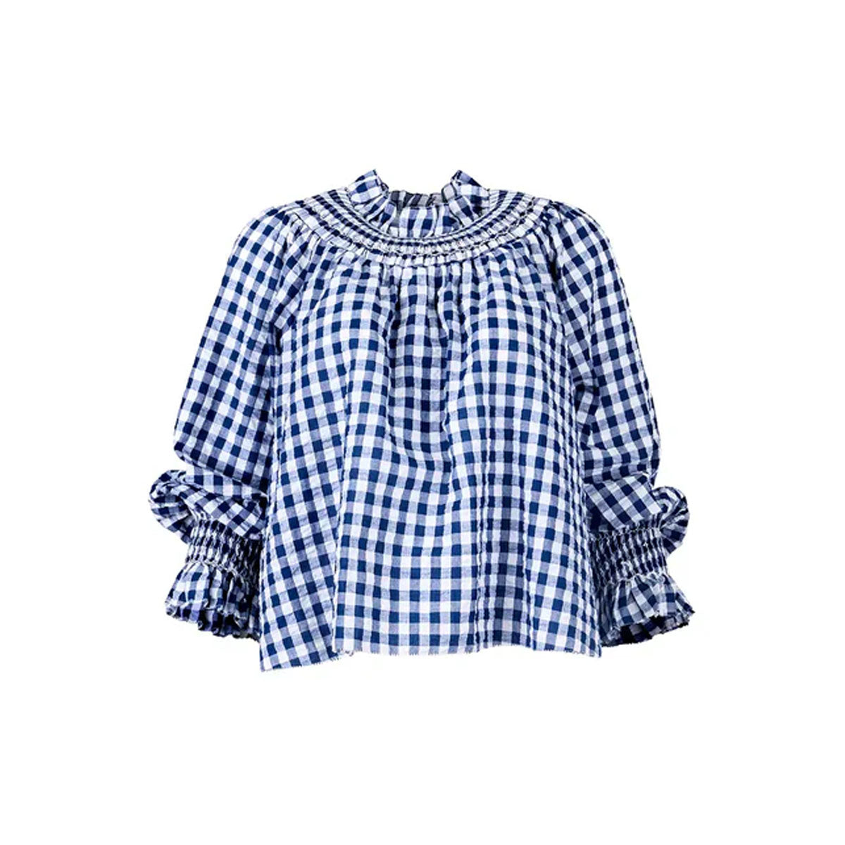 Hayes Top in Navy & White