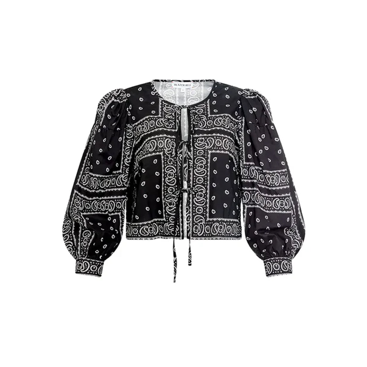 Katie Top in Aces Wild Black