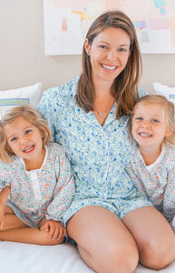 Hamptons Women's Button Front Short Pajama Set