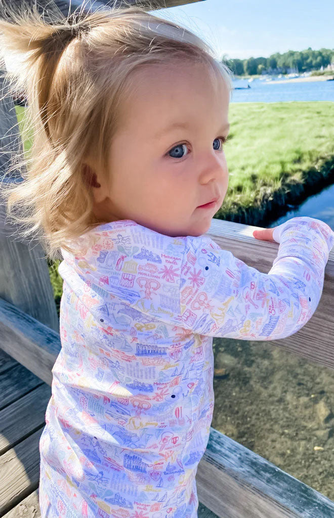 Rhode Island Two Piece Kids Pajamas