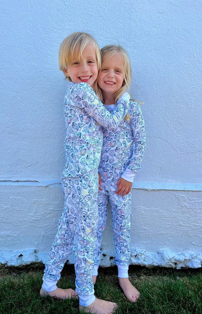 Oysters Two Piece Kids Pajamas