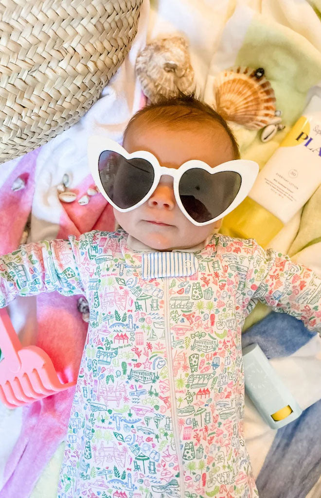 Palm Beach Baby Zip Onesie