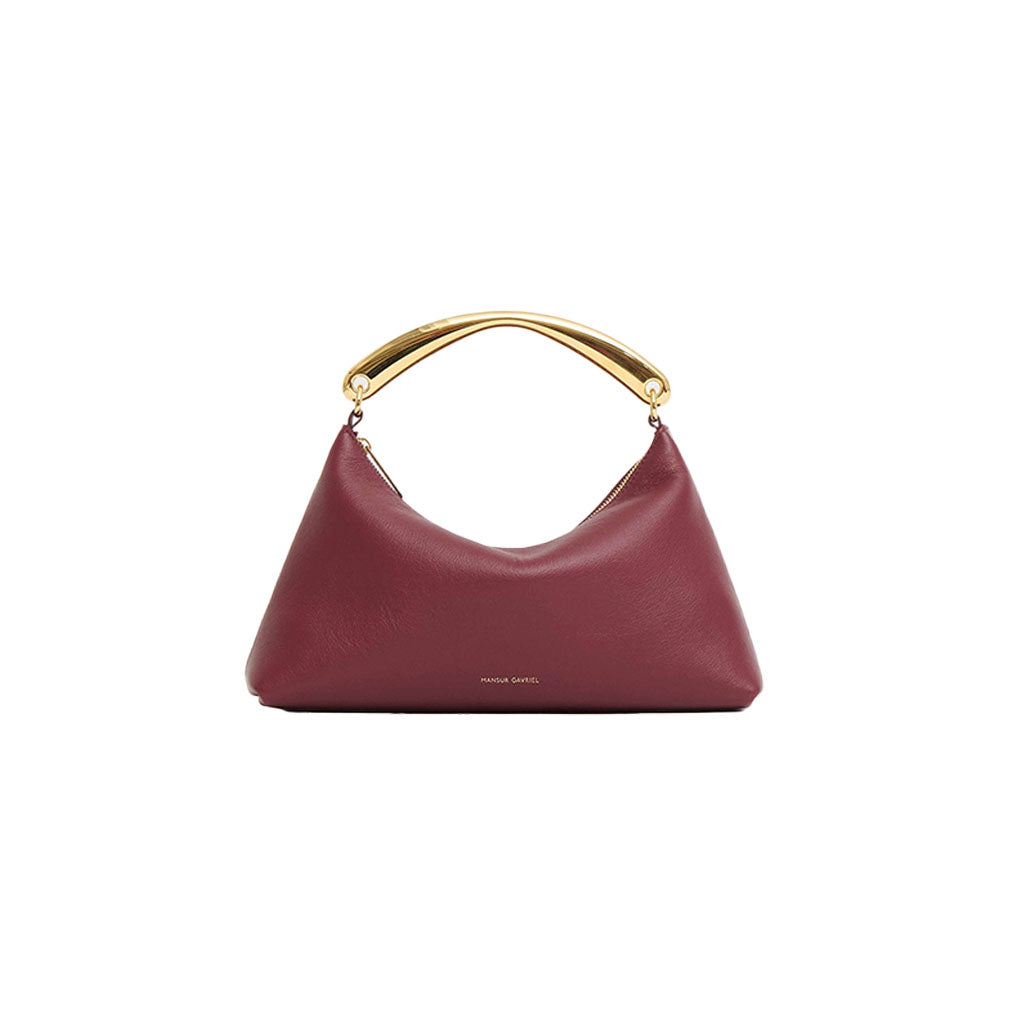 Metal Handle Rhea in Oxblood