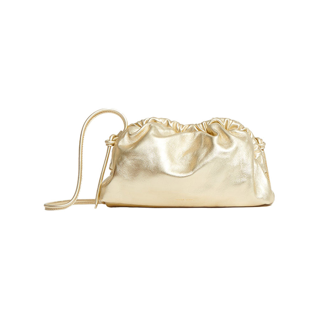 Mini Cloud Clutch in Gold