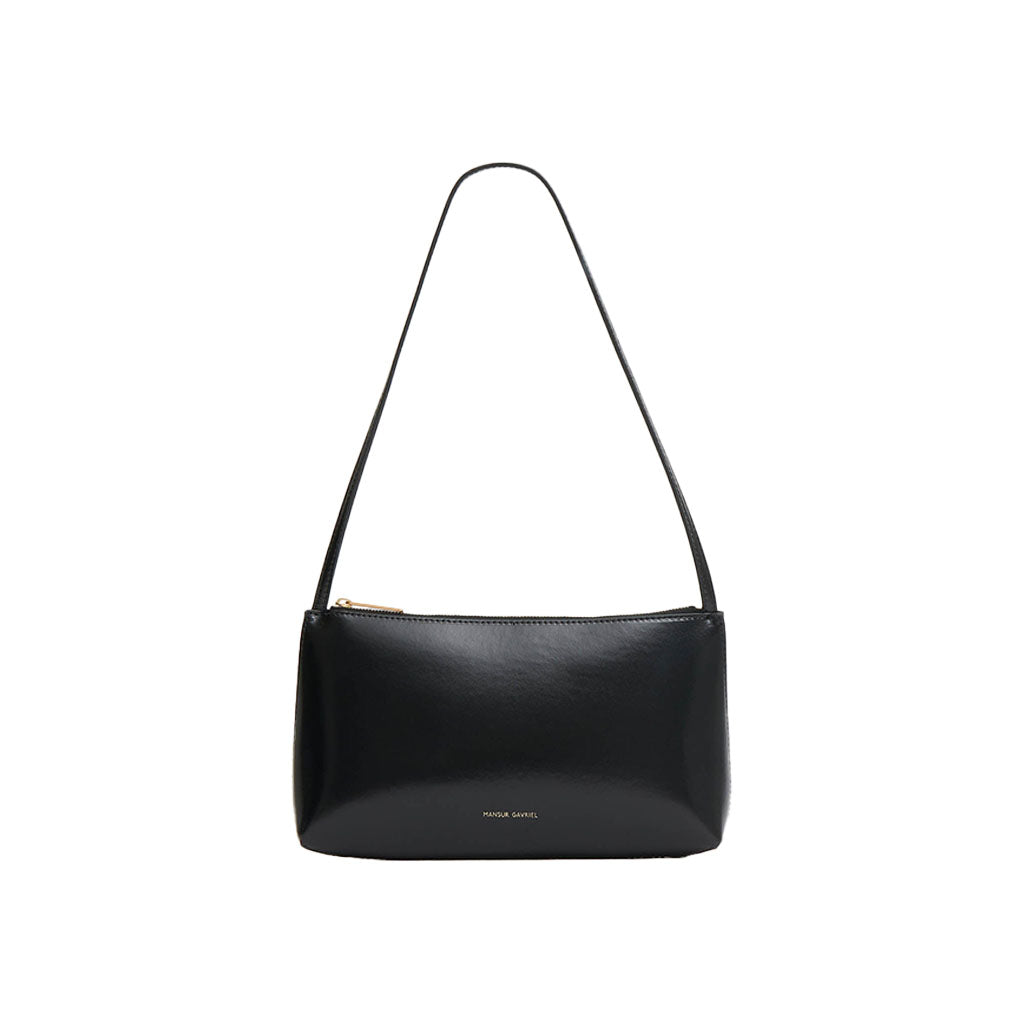 Gaia Shoulder Bag in Black & Flamma