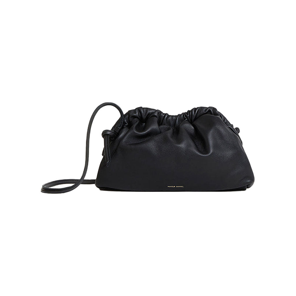 Mini Cloud Clutch in Black & Flamma