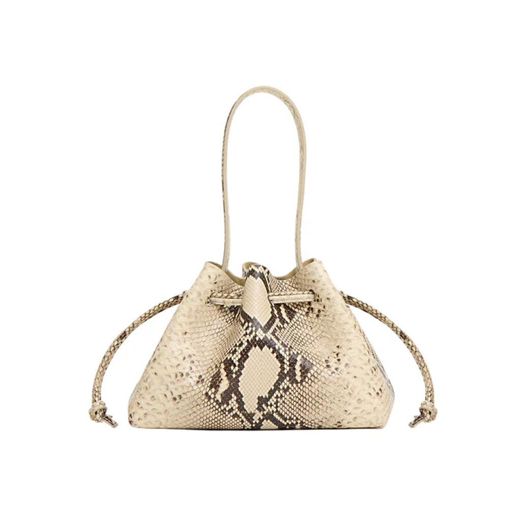 Drawstring Pouchette in Roccia