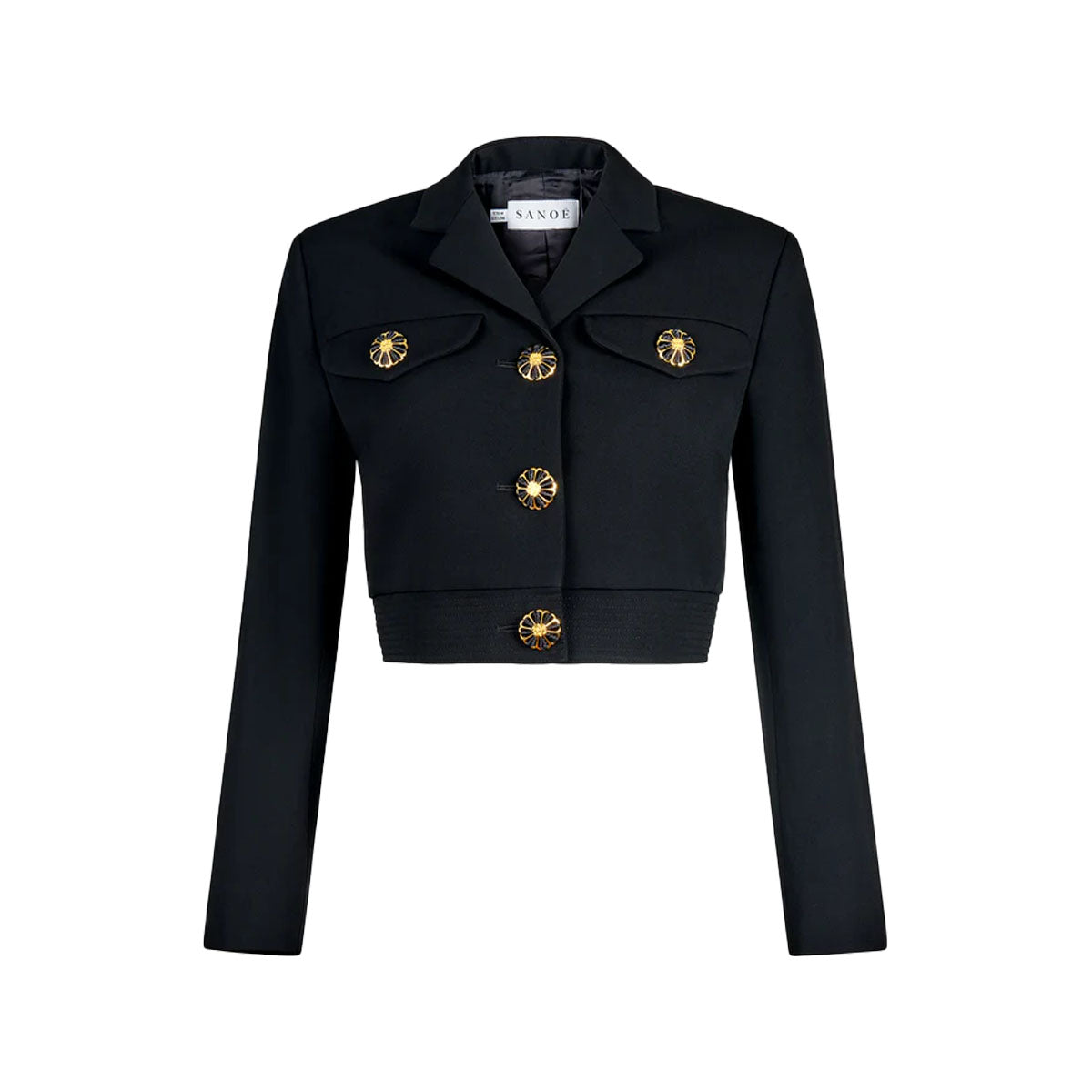 Viola Notte Fleur in Black