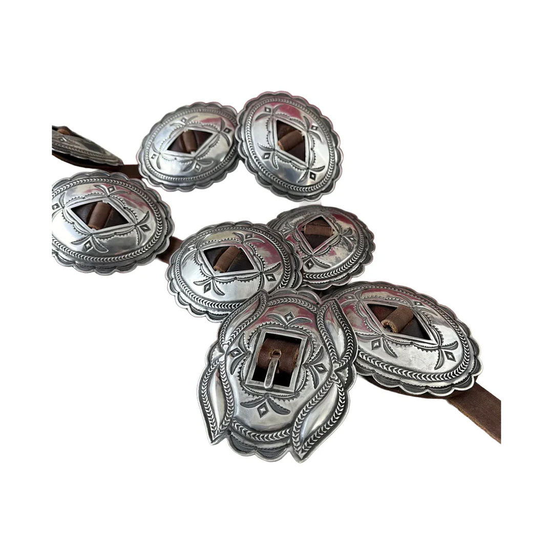 Vintage Navajo Concho Belt