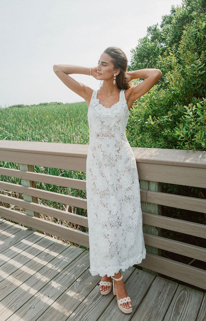 Hera Maxi Dress in White