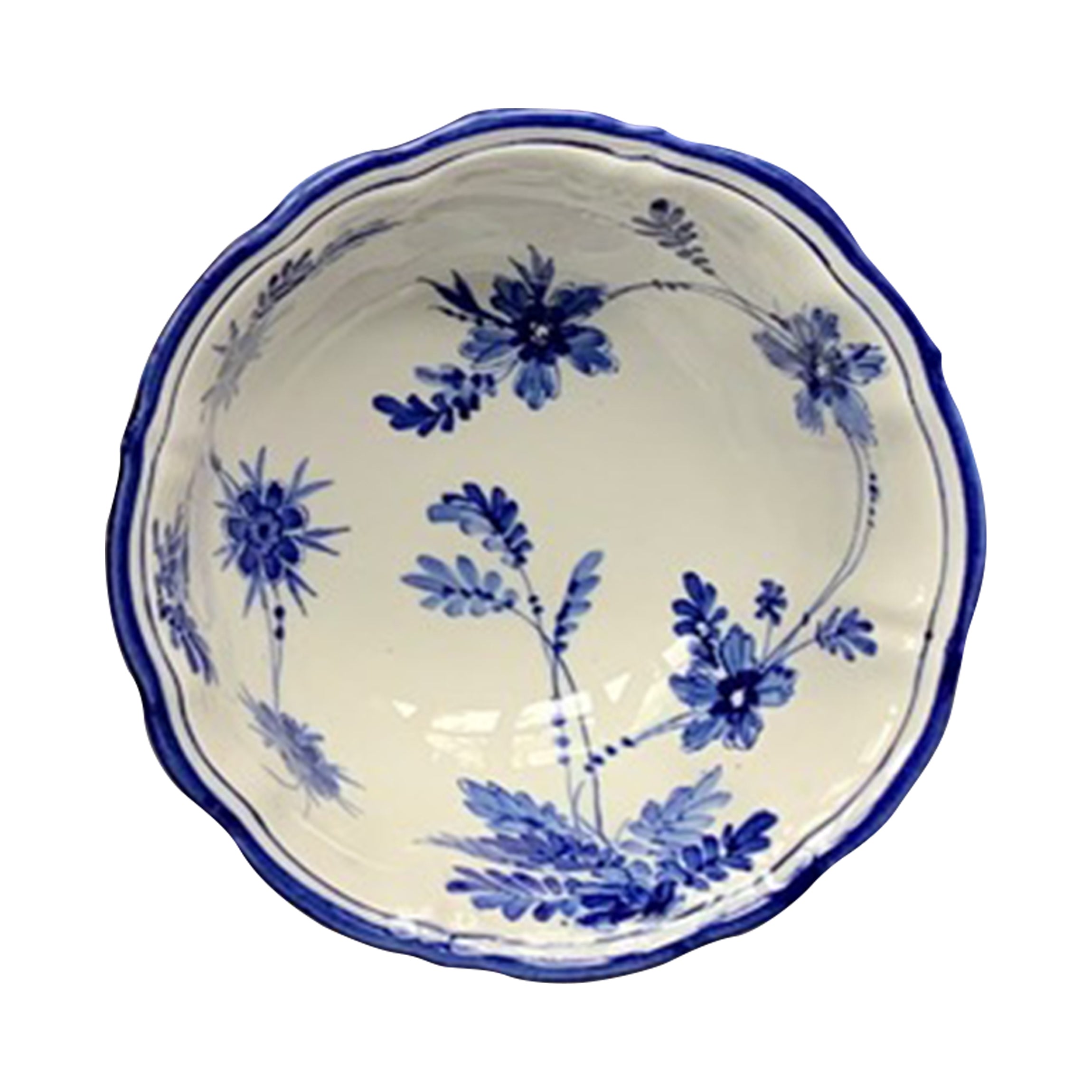 Blue Flowers Cereal Bowl