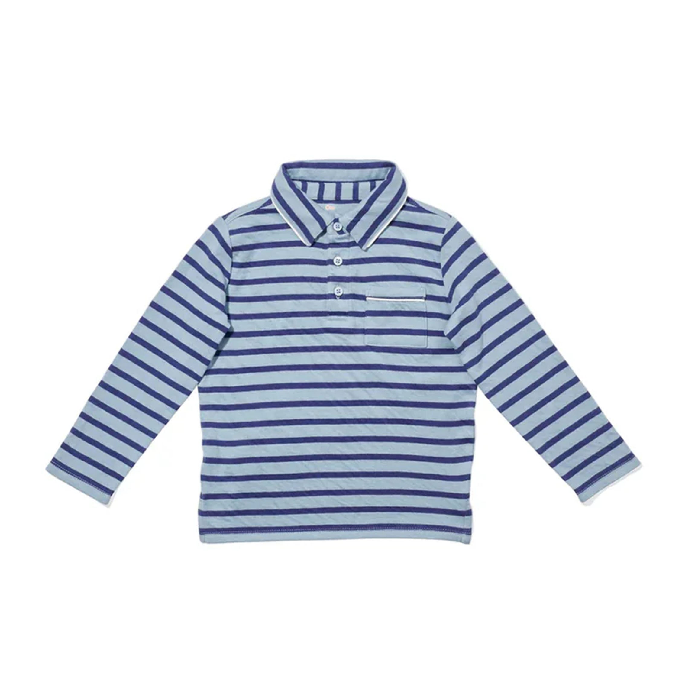 Parker Polo in Sky Stripe