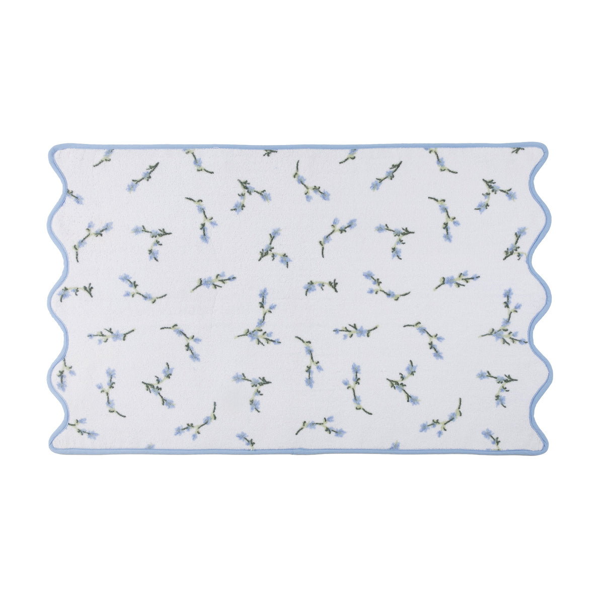 OTM For Kassatex: Floral Scallop Bath Mat