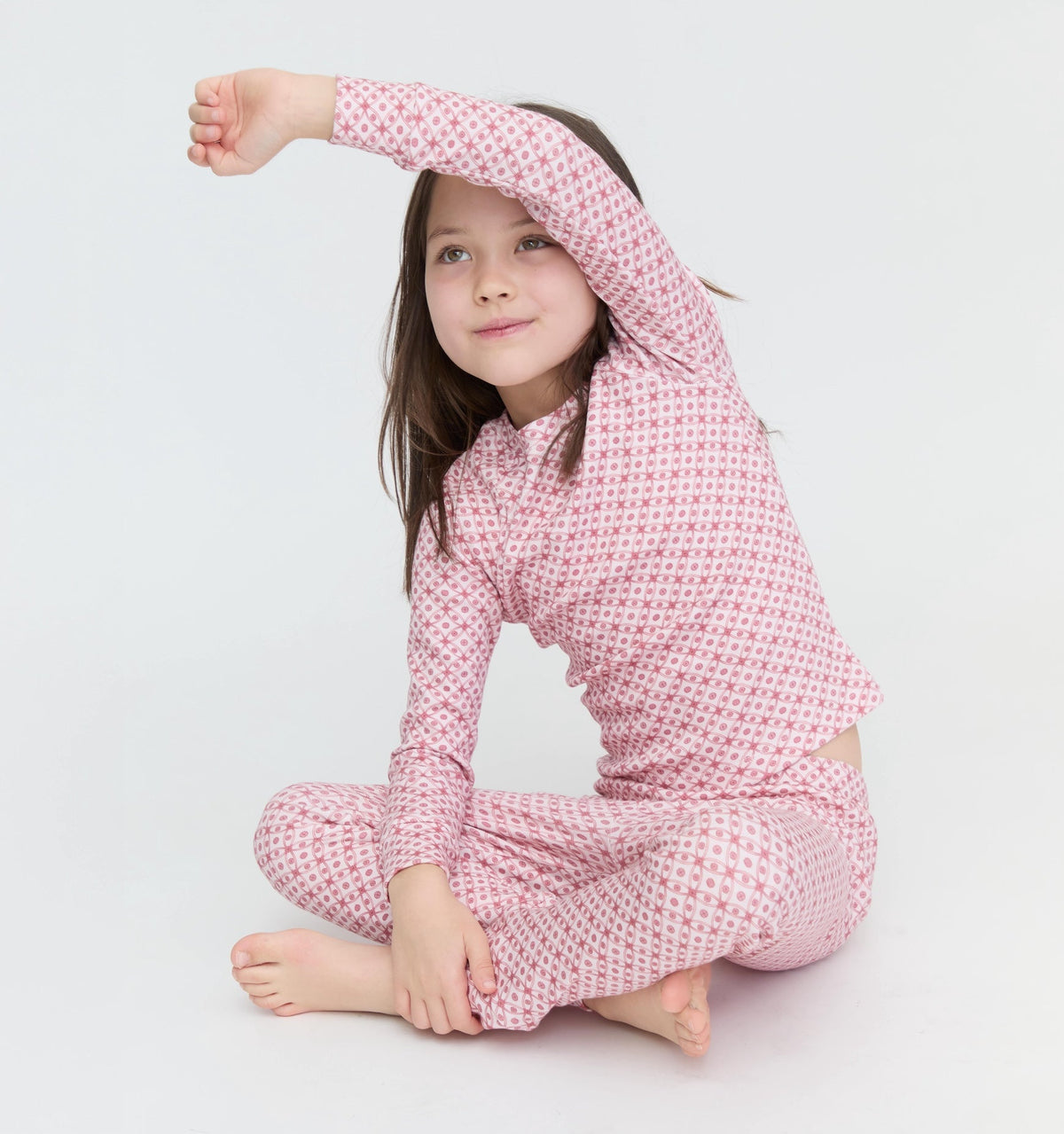 The Tiny PJ Set in Rose Circular Lattice