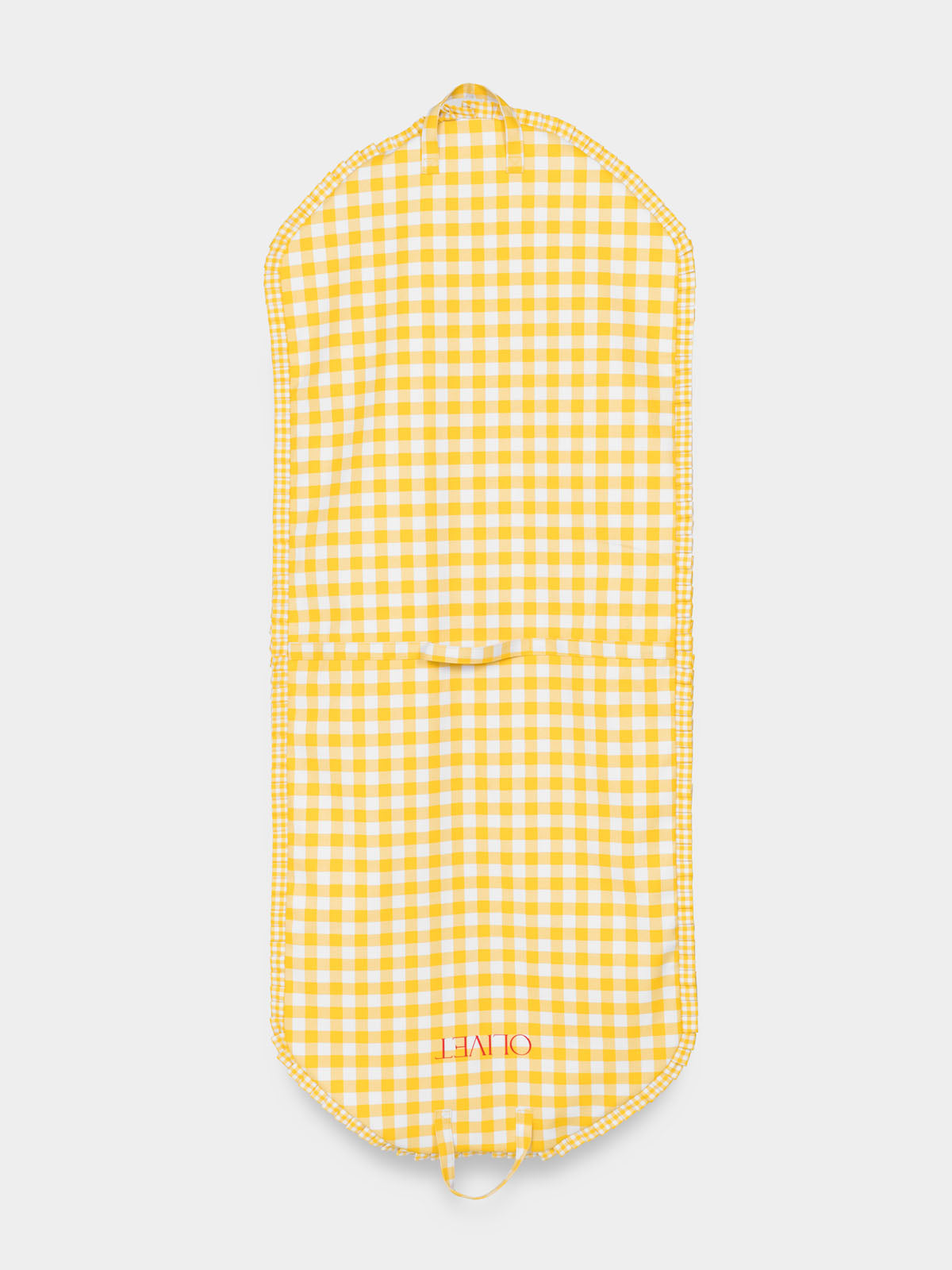 Classic Bag Pleats in Gingham in Yellow Check