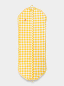Classic Bag Pleats in Gingham in Yellow Check