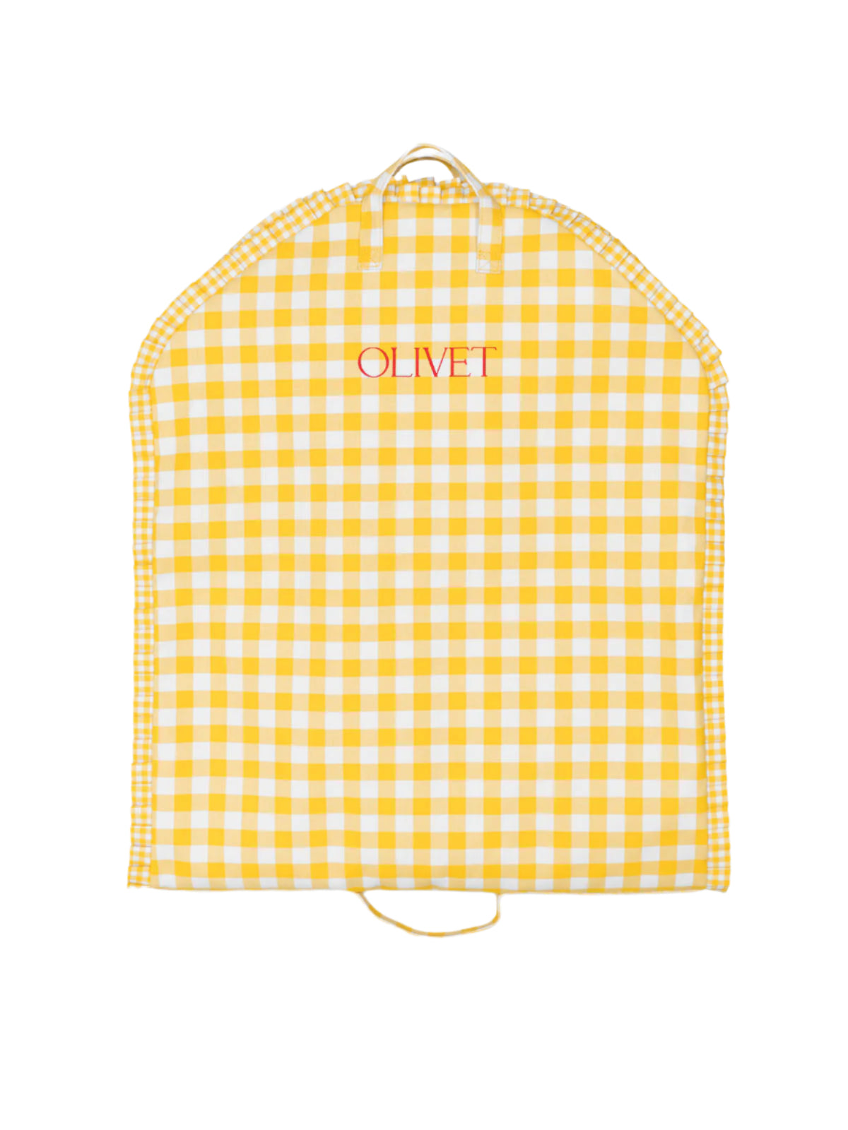 Classic Bag Pleats in Gingham in Yellow Check
