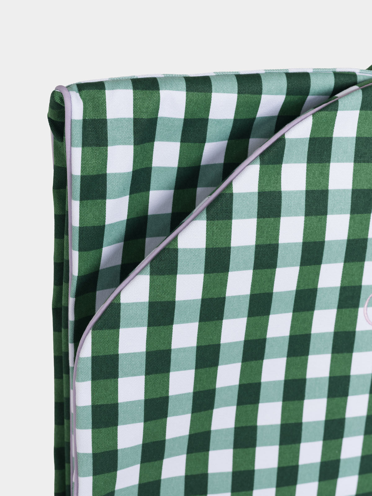 Classic Bag in Gingham in Green Check