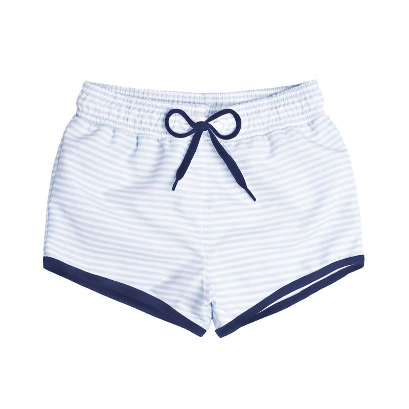 Boys Boardie in Powder Blue Stripe