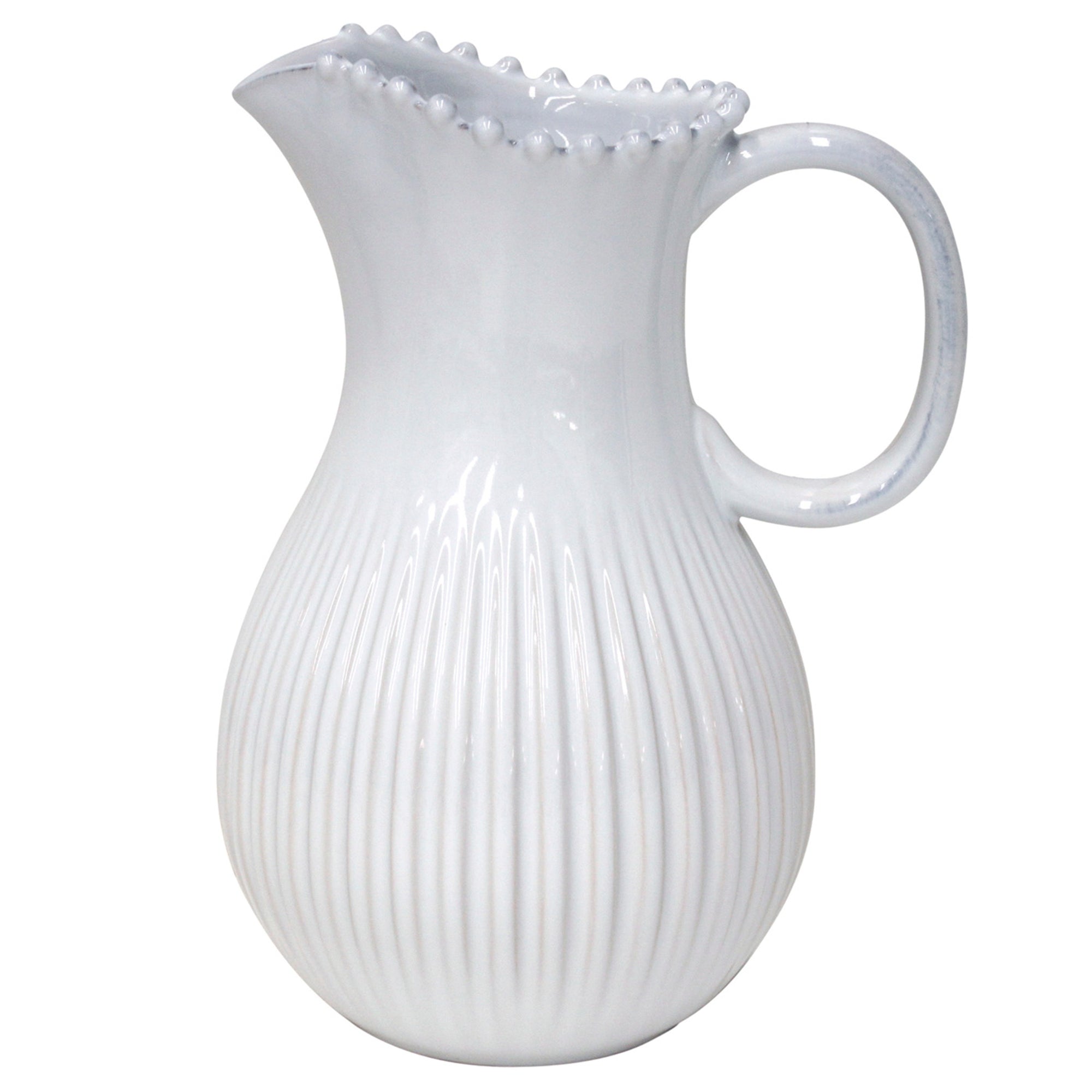 Pearl Collection Pitcher 87 oz. in White