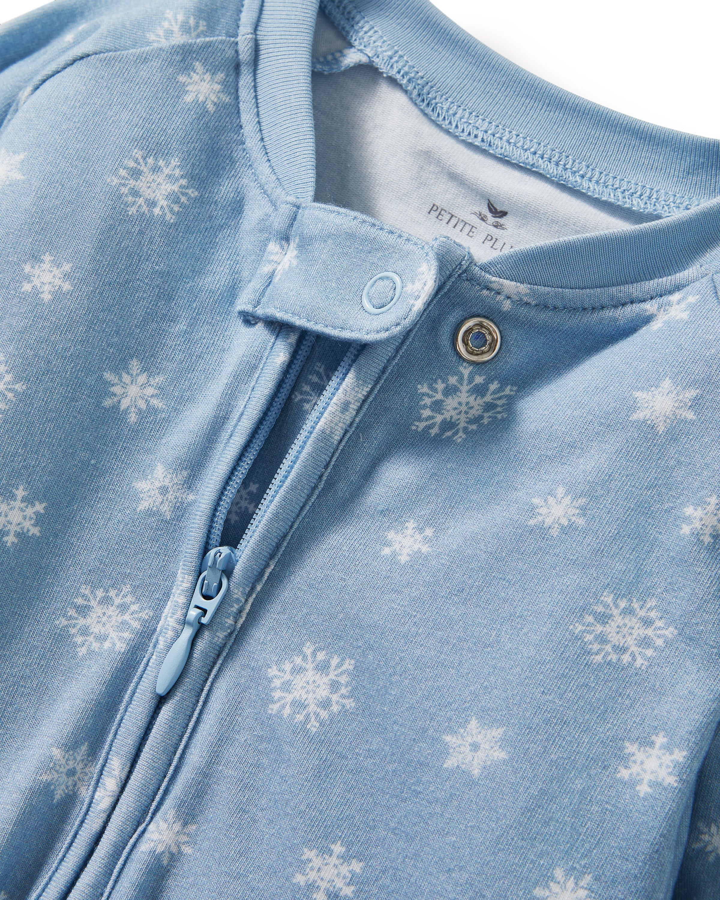 Baby’s Pima Peekaboo Romper in Periwinkle Wonderland