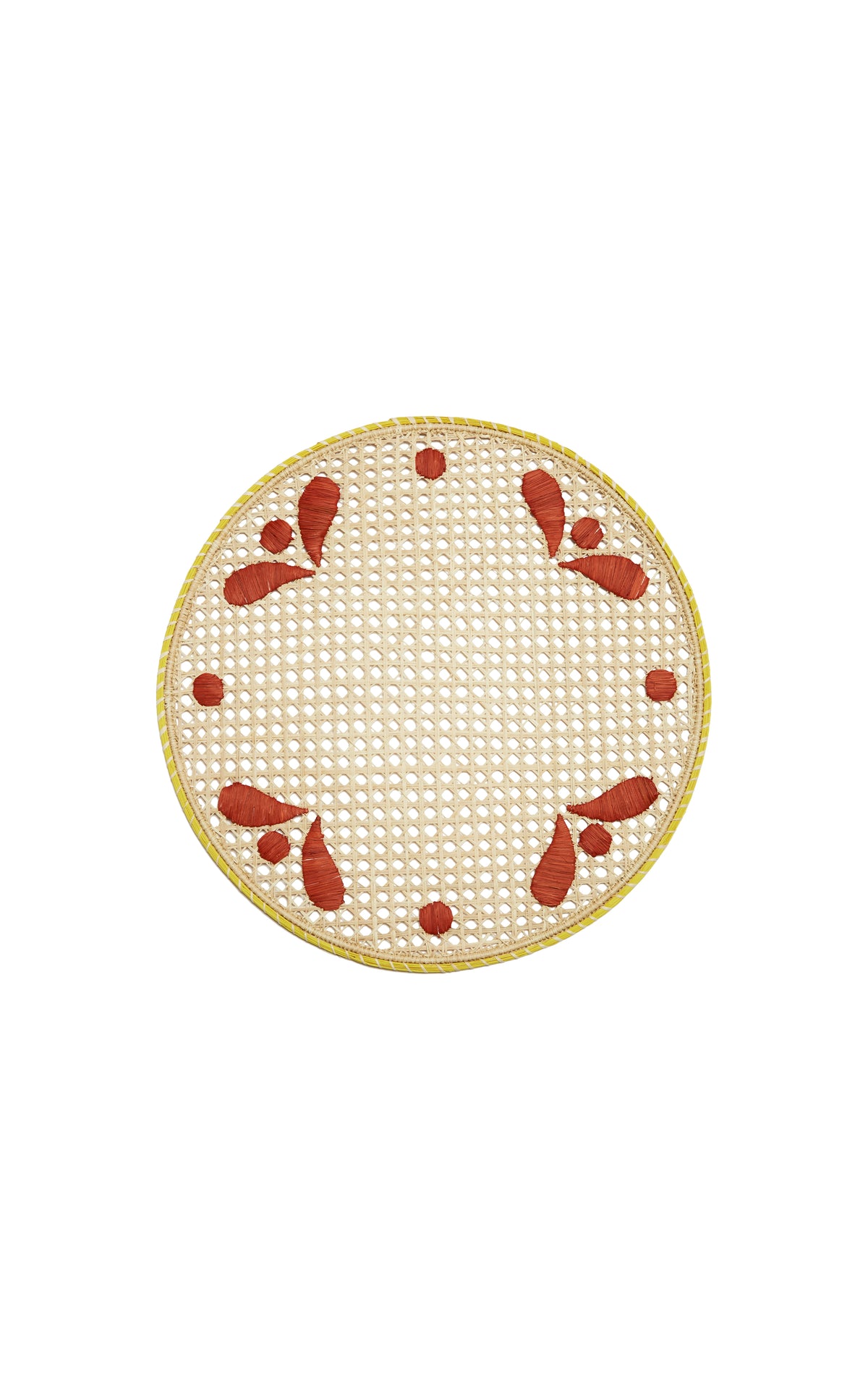 Raffia Placemats in Capri Mattone, Set of 2