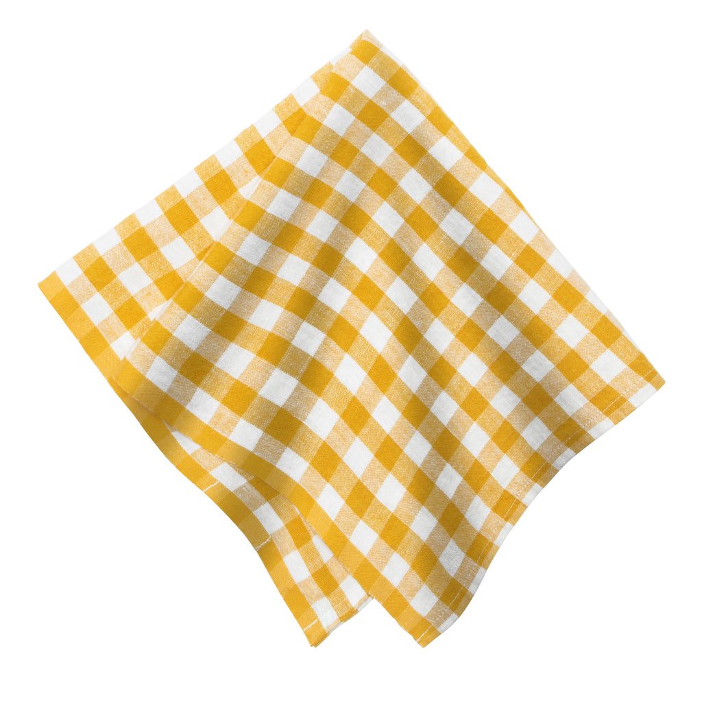 Picnic Napkin in Mustard, Set of 4