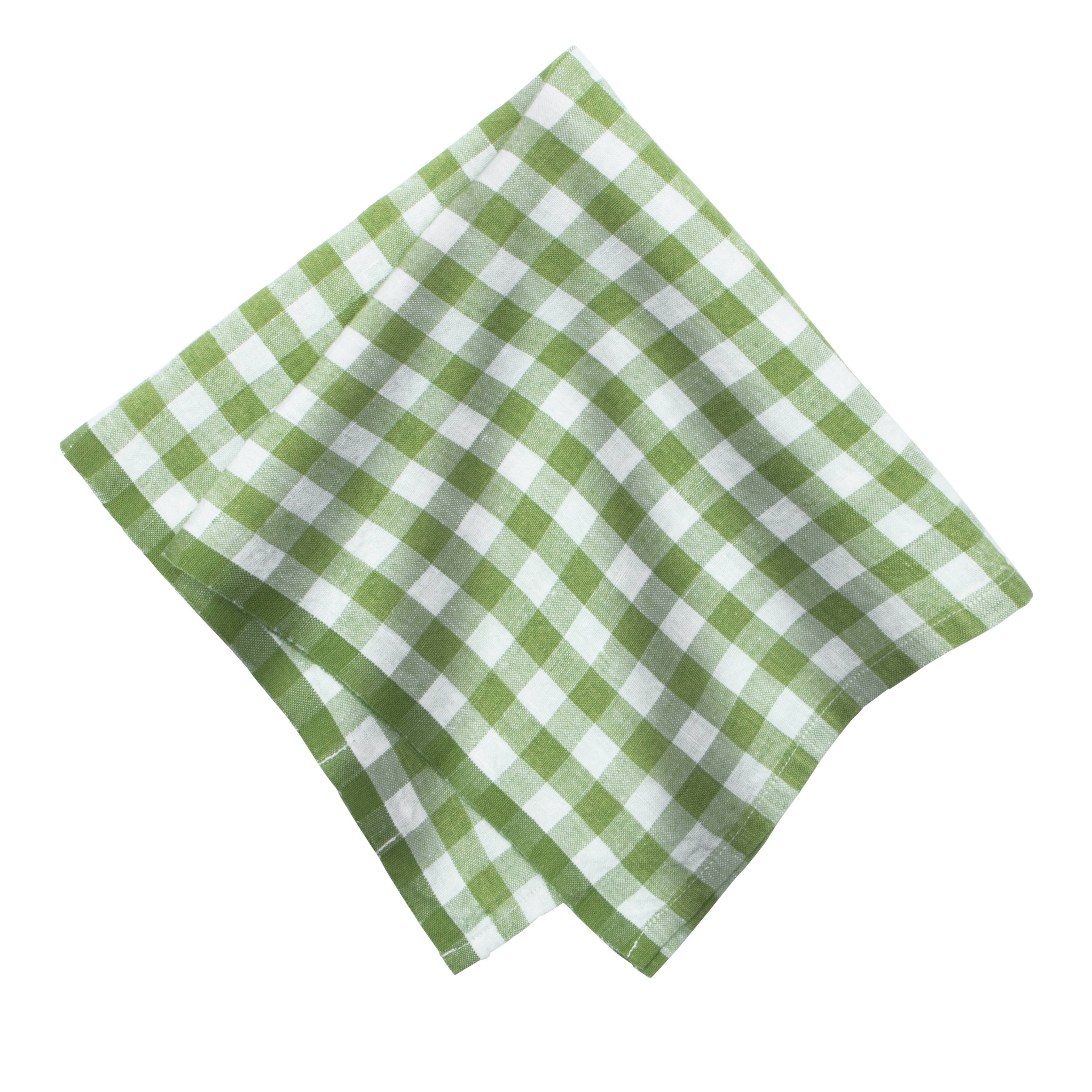 Picnic Napkin in Basil, Set of 4