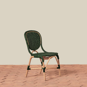 side chair in green