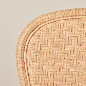 detail of side chair back