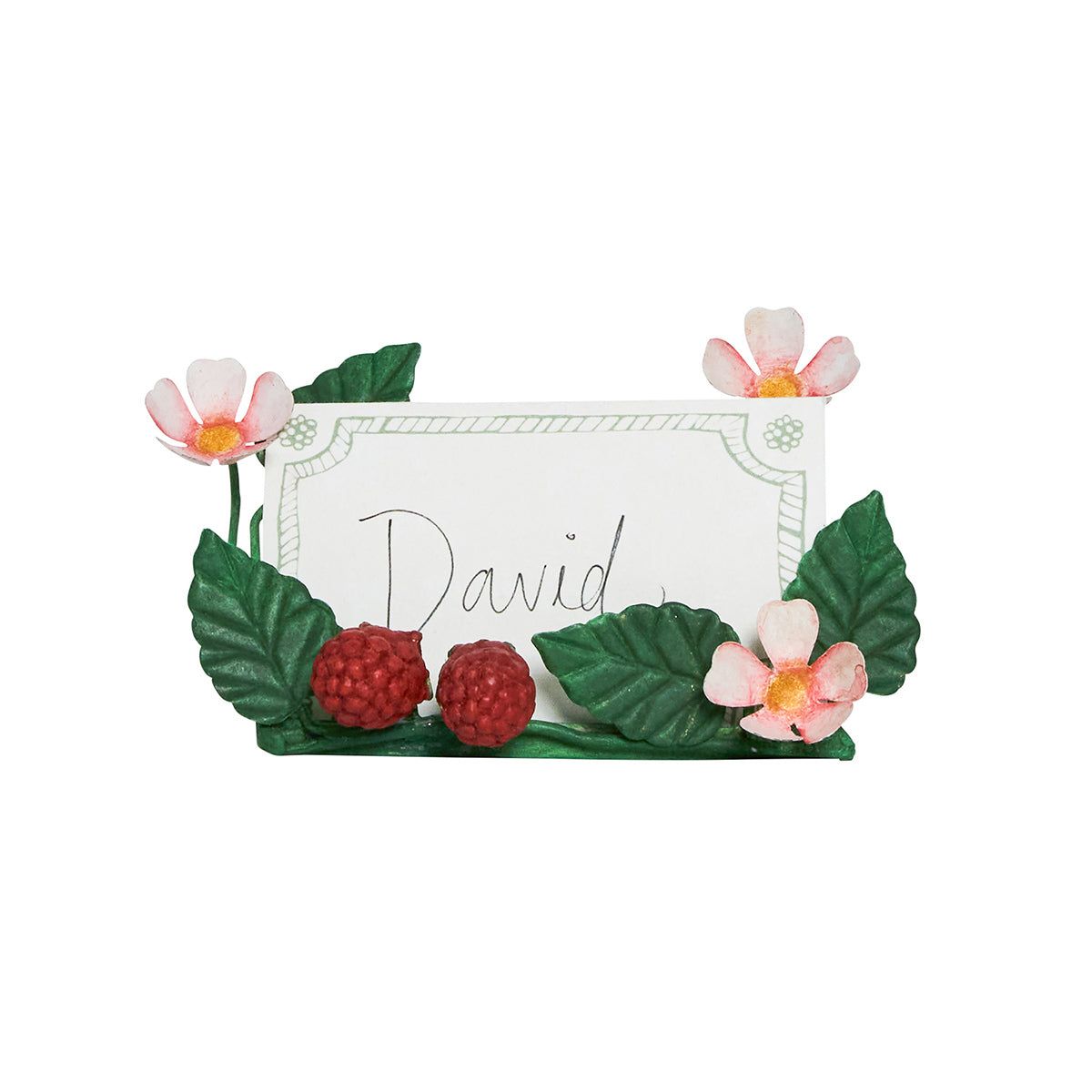 Berry & Thread Place Card, Set of 12 in Basil