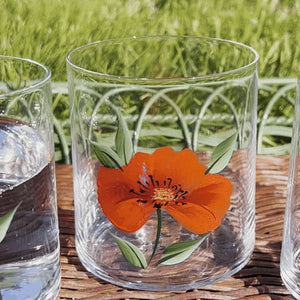 Poppy Crystal Tumbler