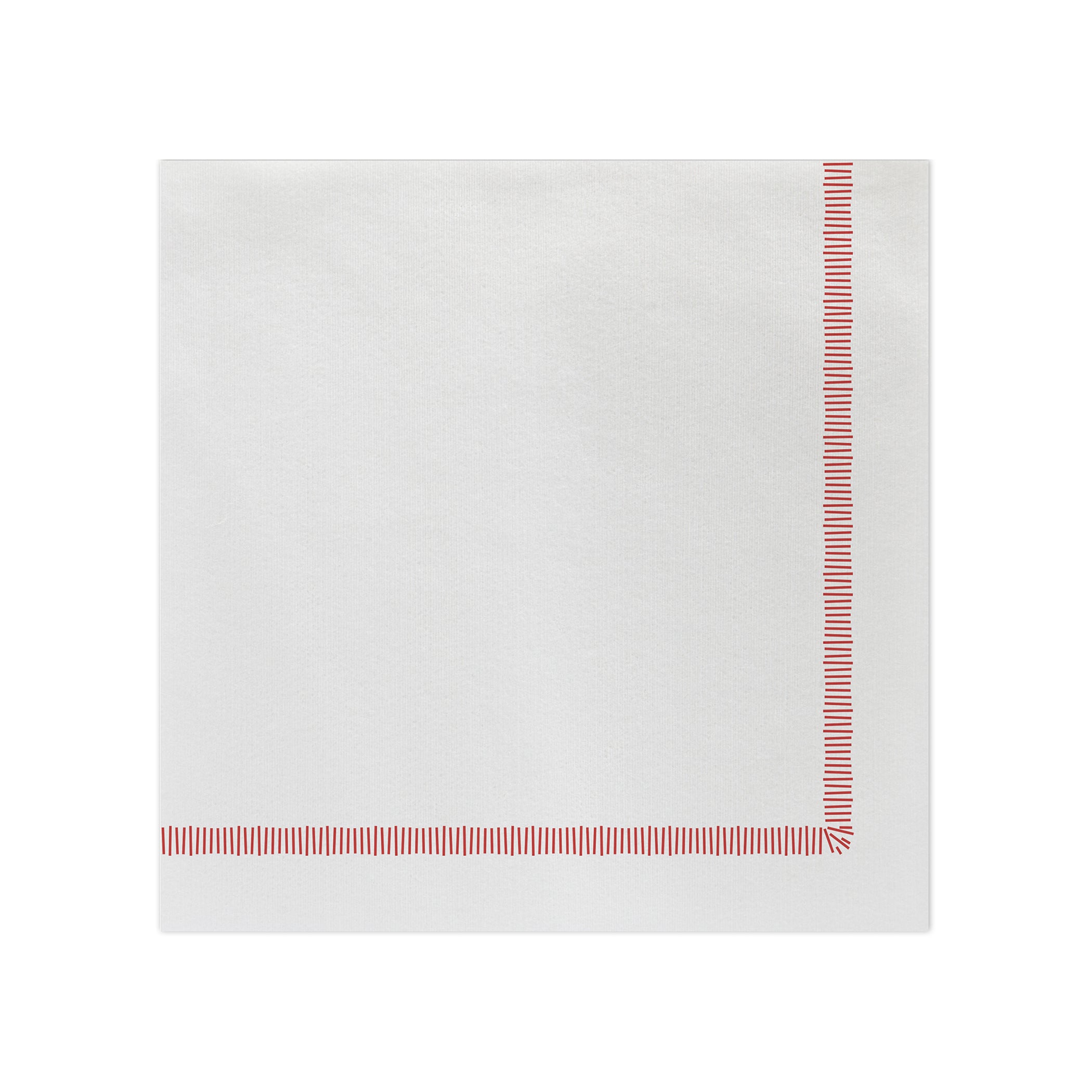 Papersoft Napkins Fringe Red Dinner Napkins, Pack of 20