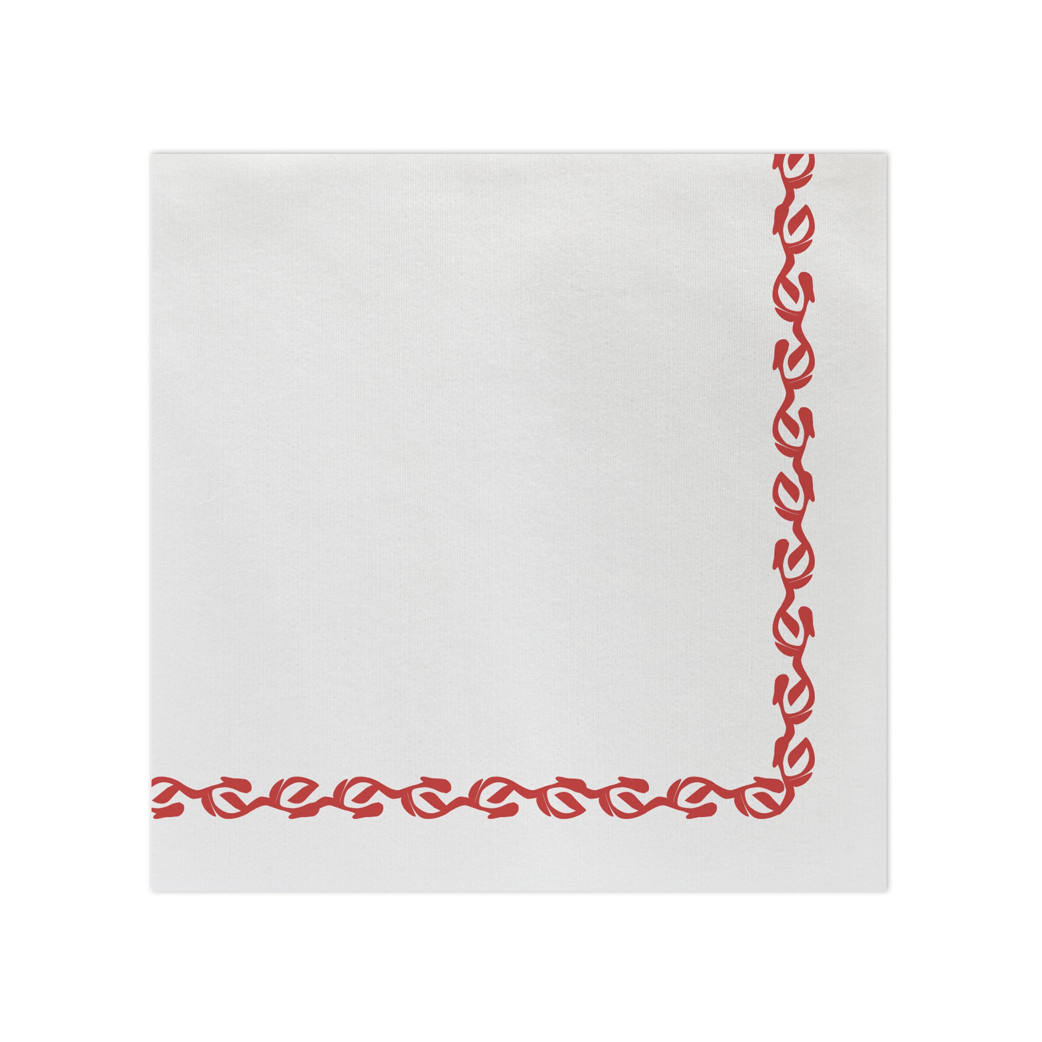 Papersoft Napkins Florentine Red Dinner Napkins, Pack of 20