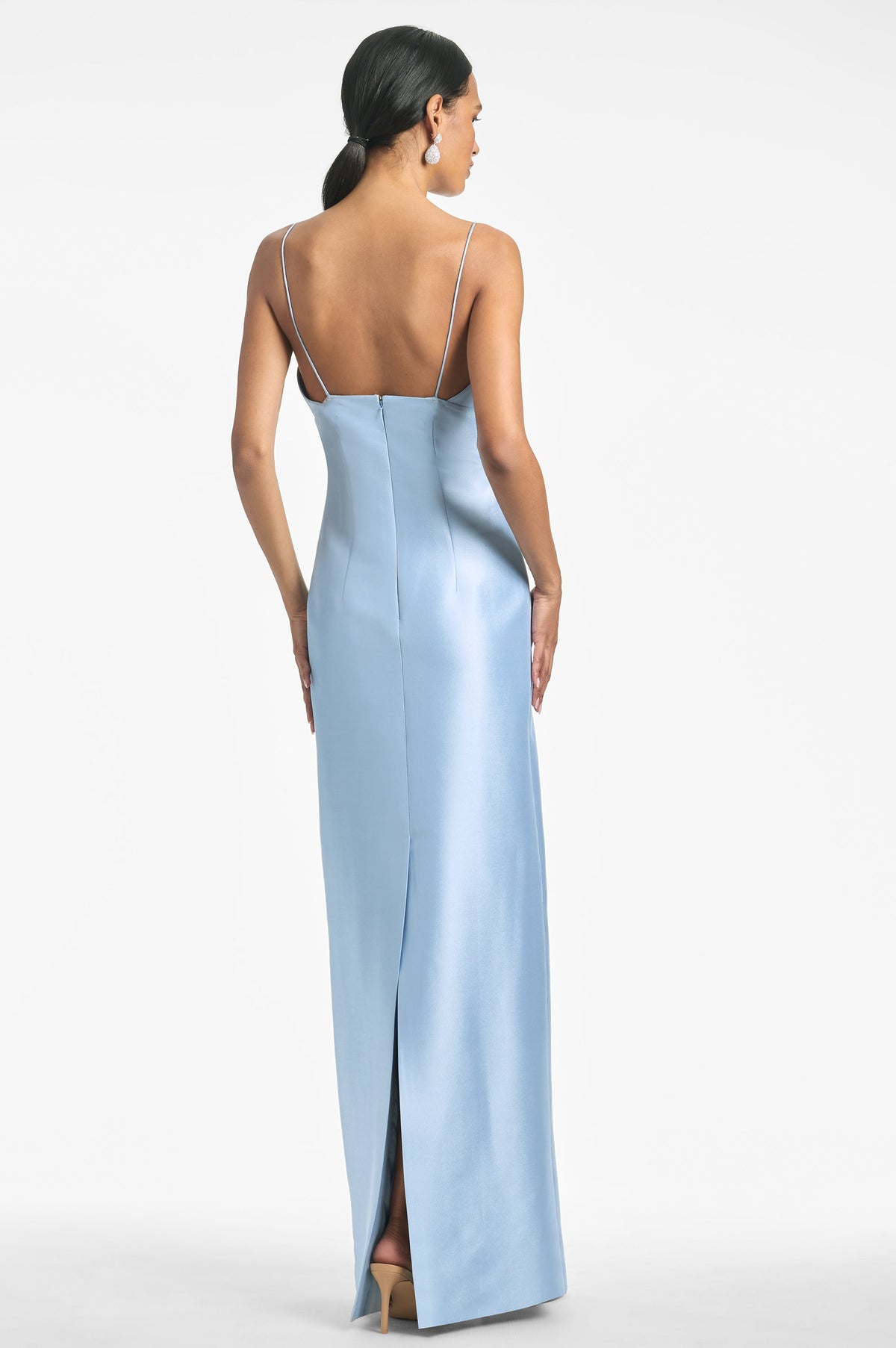 Pryce Gown in Glacial Blue