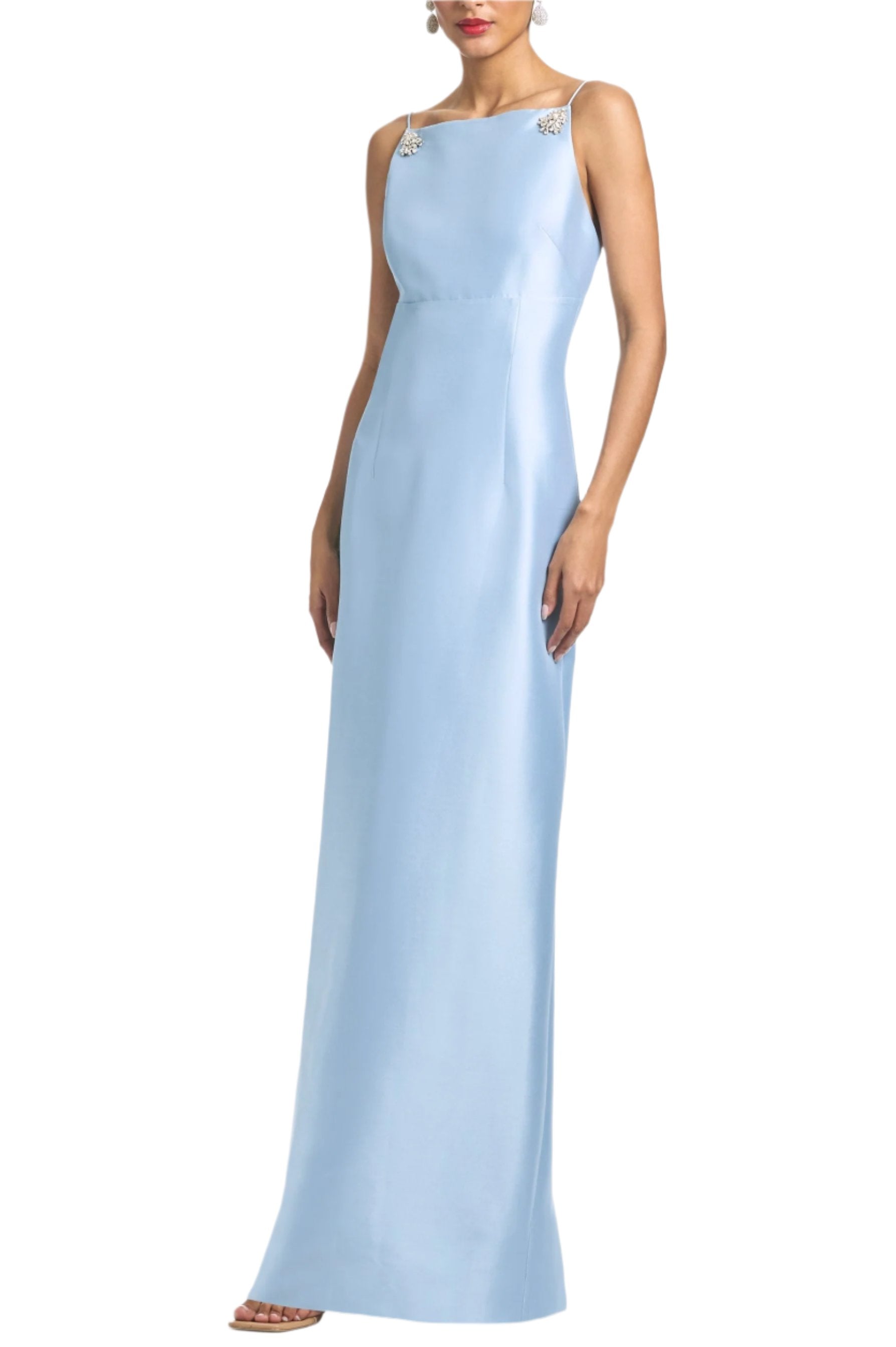 Pryce Gown in Glacial Blue