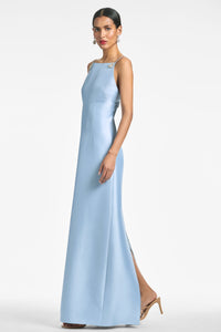 Pryce Gown in Glacial Blue