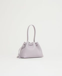 Drawstring Pouchette in Lila