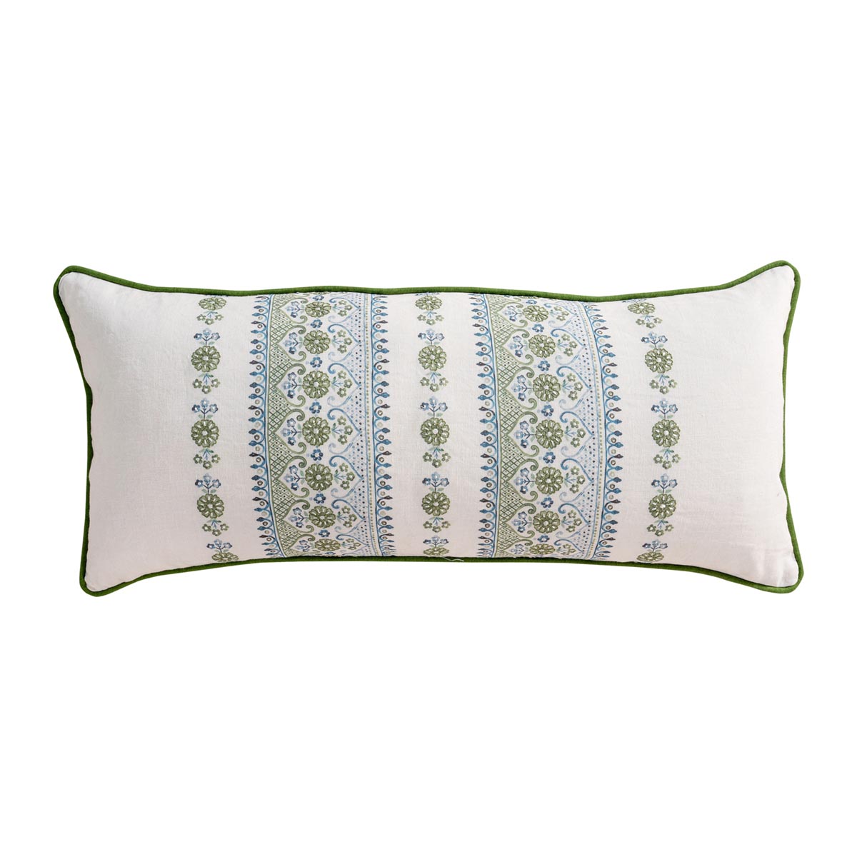 Seville Pillow 11"x 22" in Green