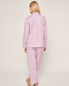 Women’s Pima Pajama Set in Fleurs de Rose