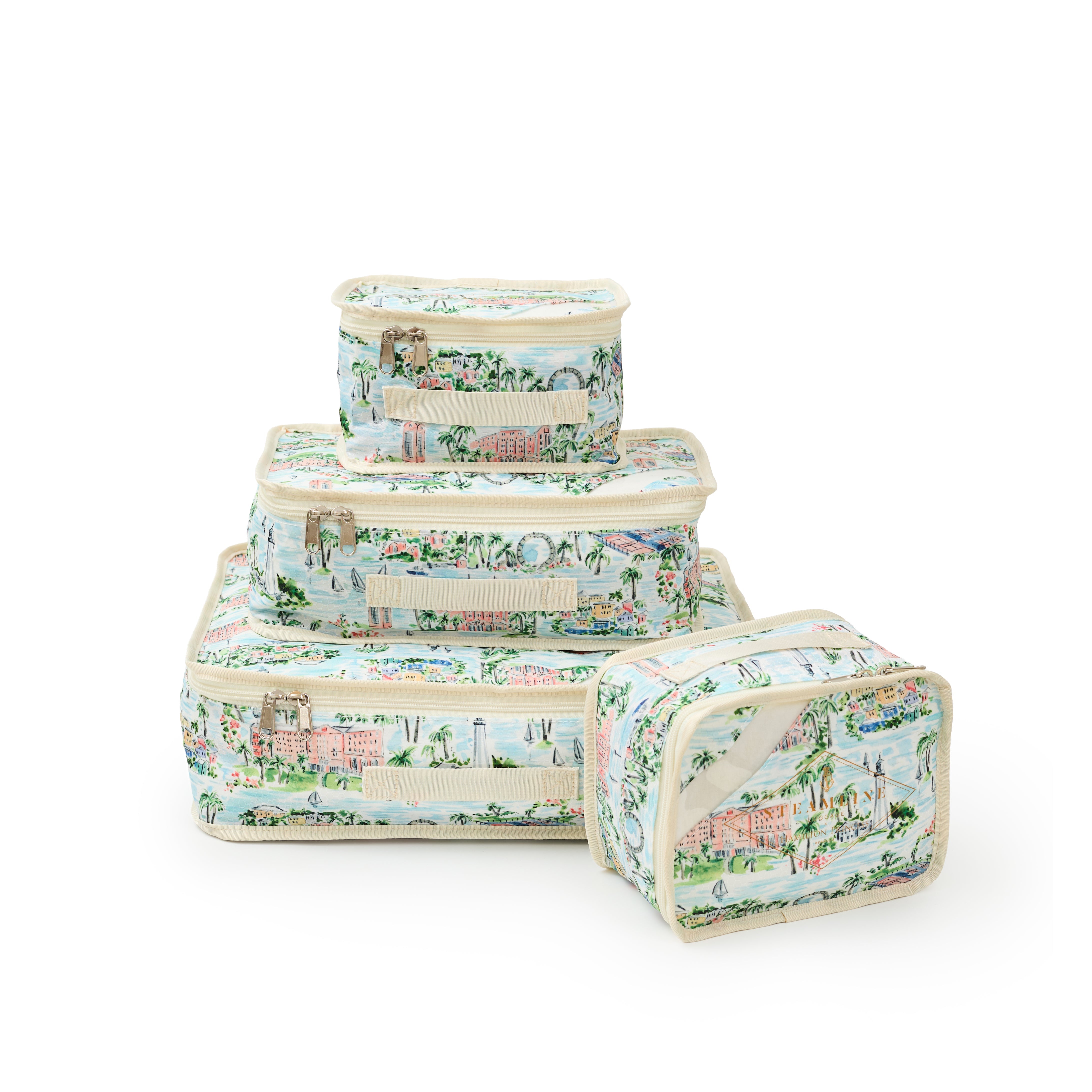 The Hamilton Princess Bermuda x SteamLine Packing Cube Set