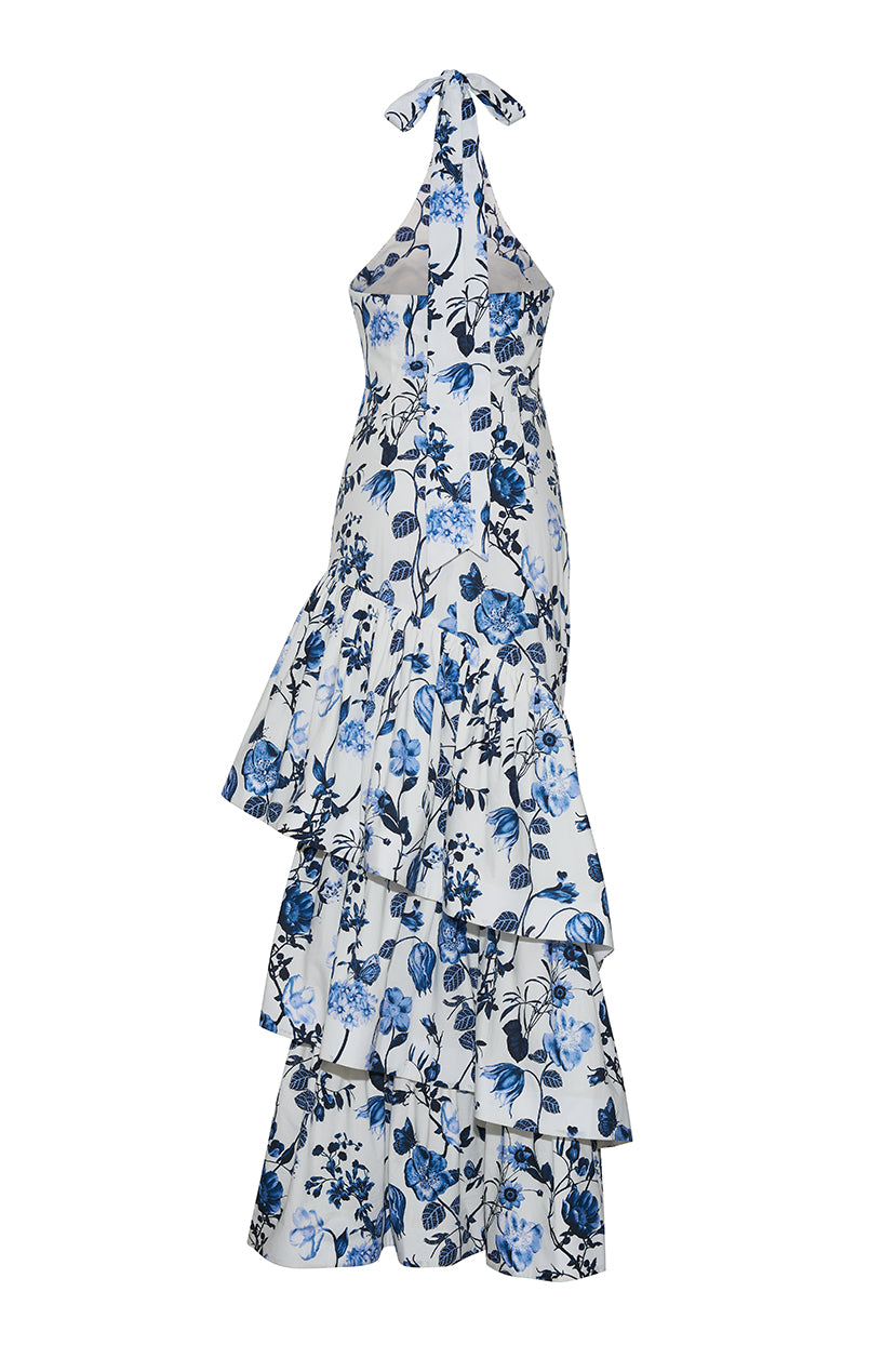 OTM Exclusive: Perla Dress in Blue Stems