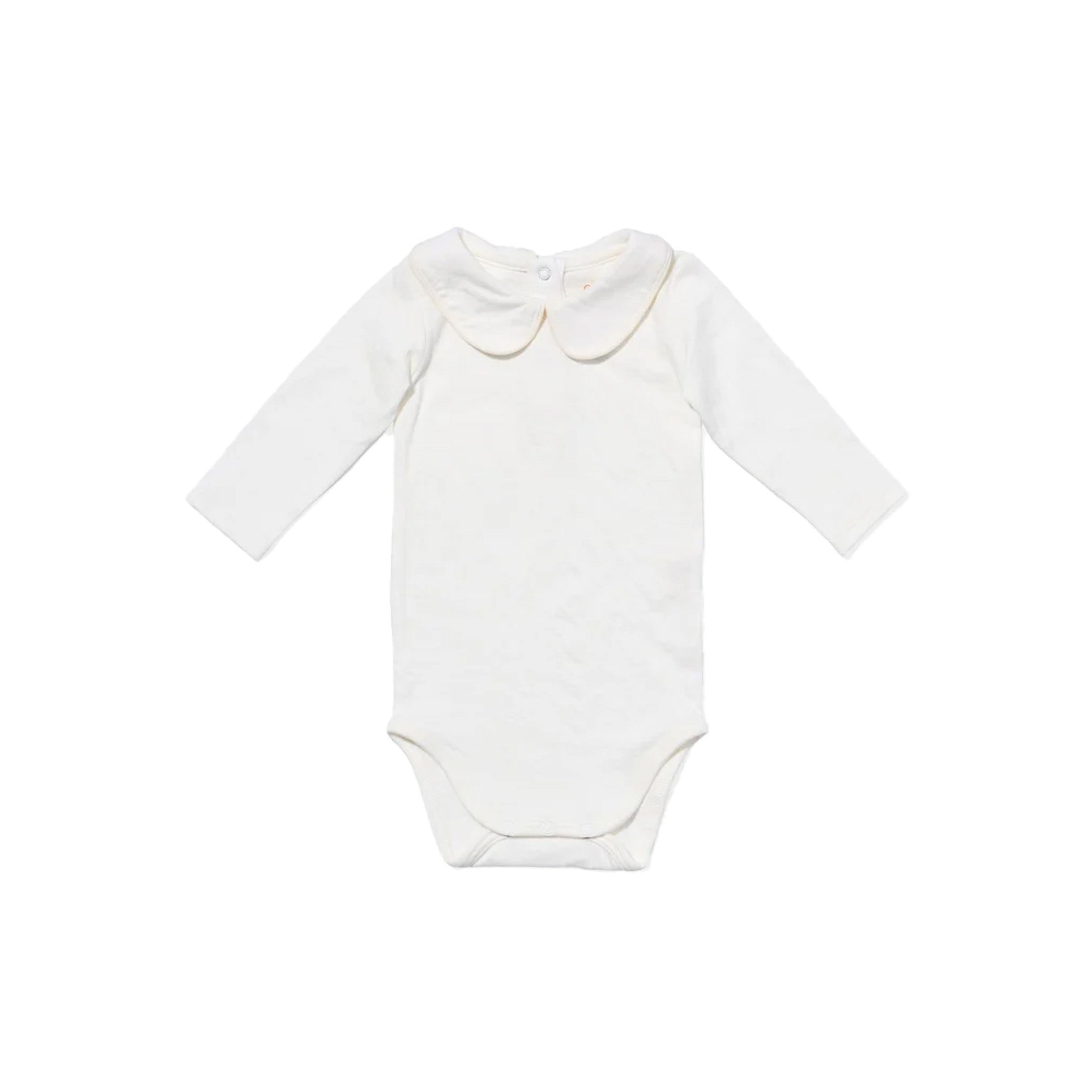 Peter Pan One-piece in Vanilla Piping