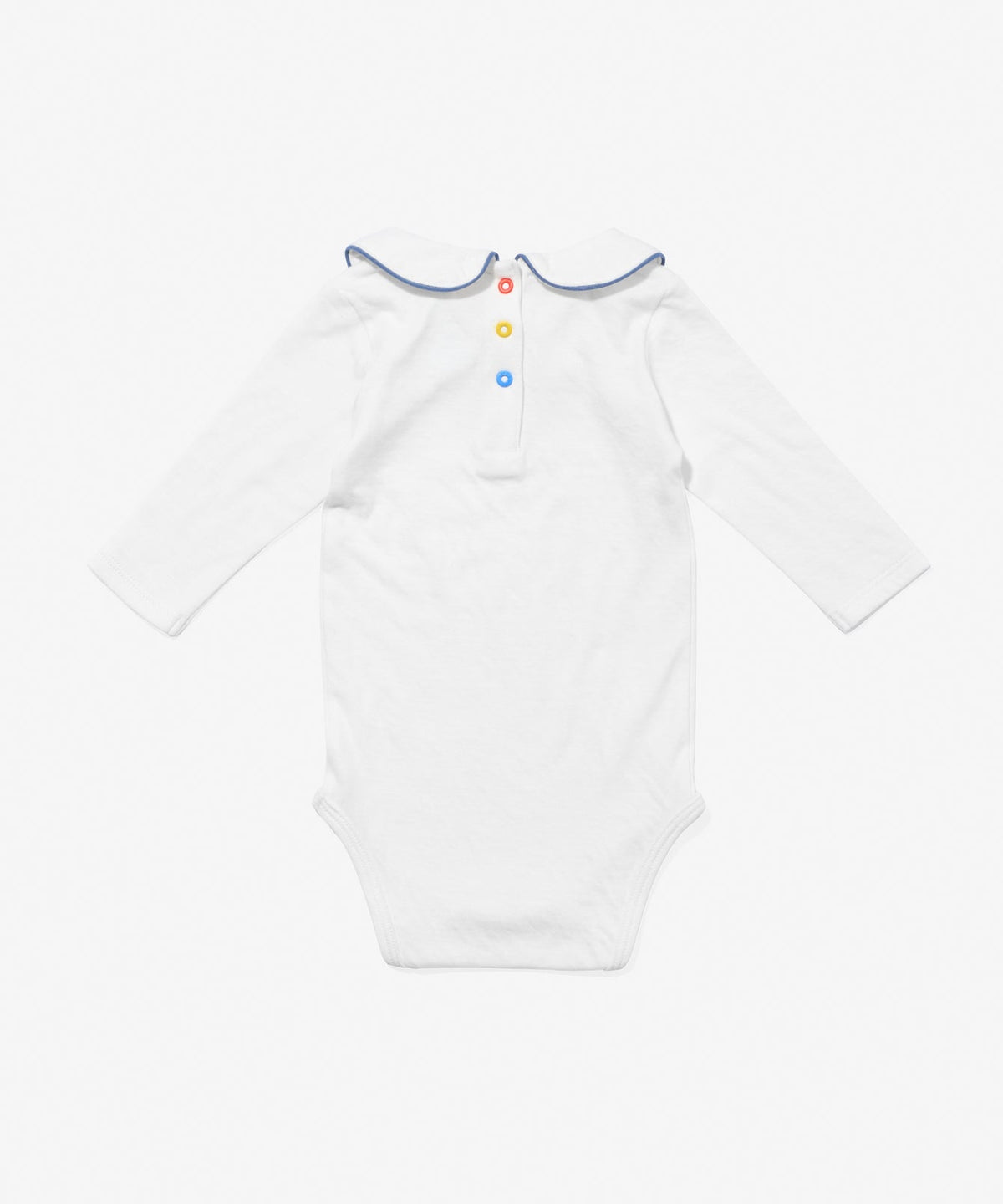 Peter Pan One-piece in Navy Piping