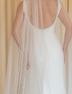 Petit Floral Lace Veil